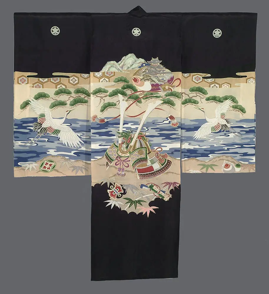 Boys Miyamairi Kimono