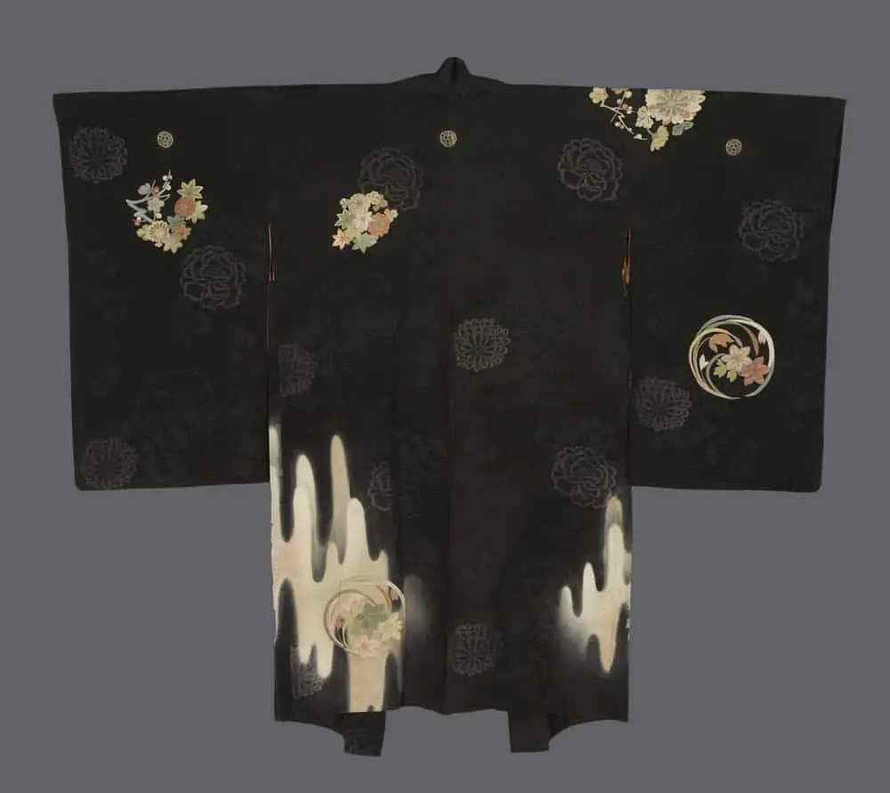 Yuzen-painted Silk Jacket