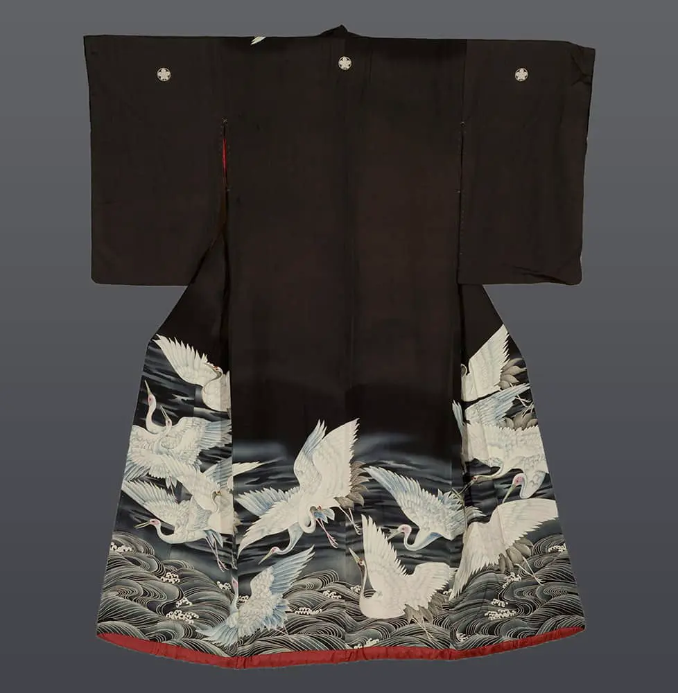 Yuzen-painted Uchikake