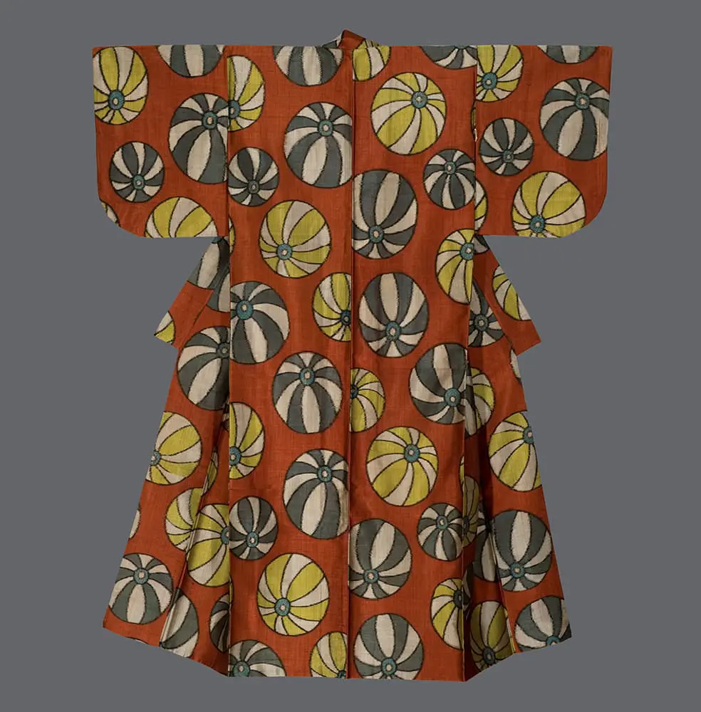Temari-motif Meisen Kimono