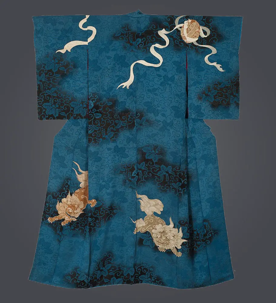 Painted kimono