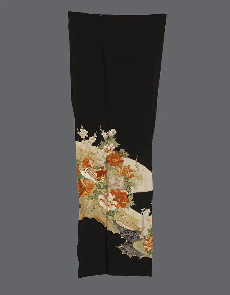 Embroidered Kimono Panel