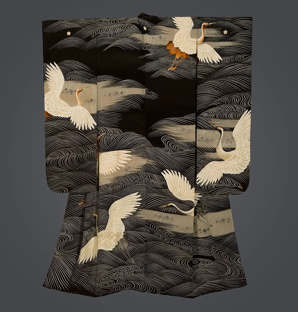 Yuzen-painted Furisode