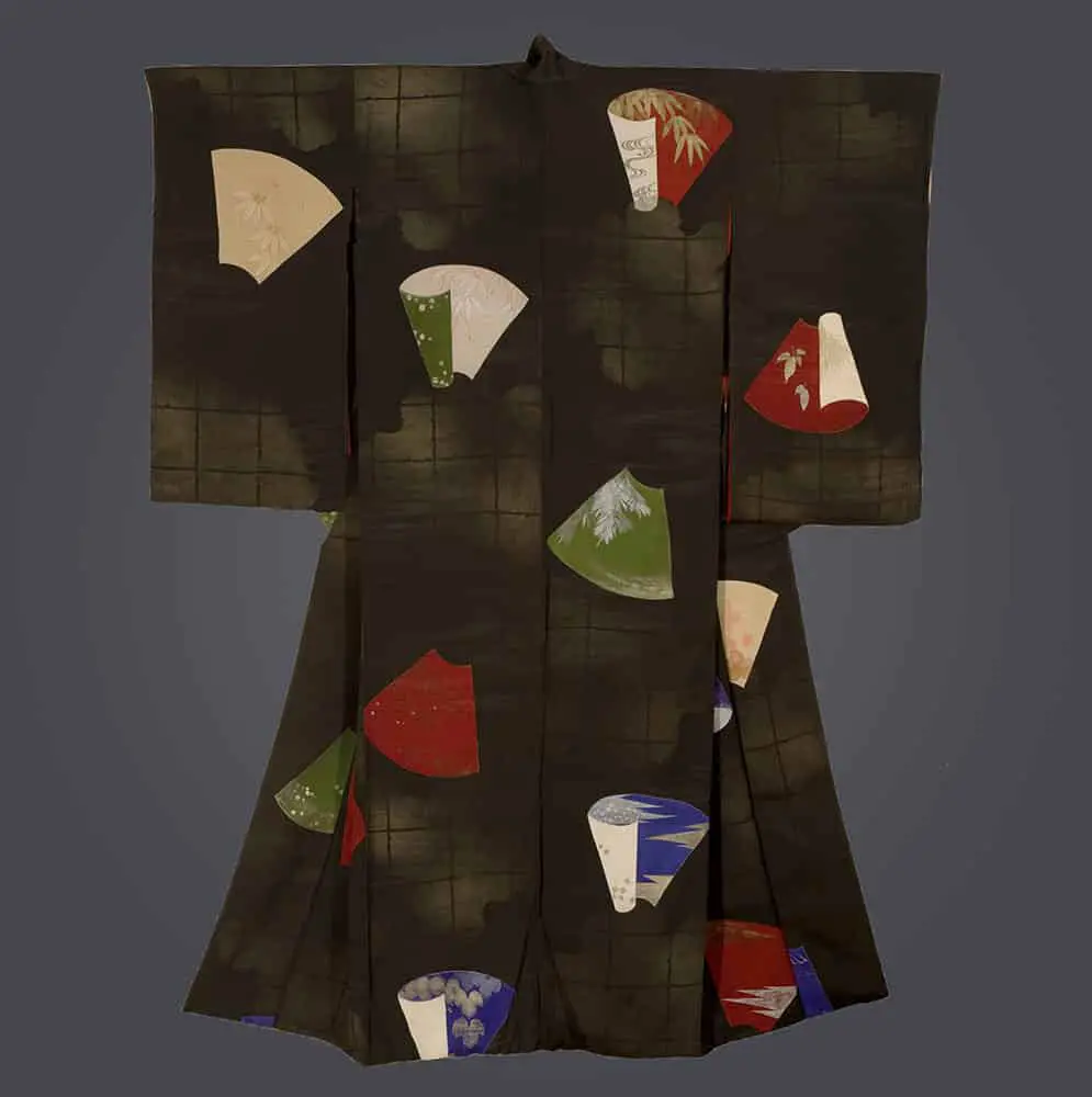 Painted kimono
