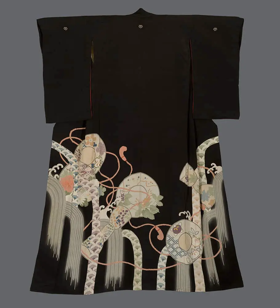 Yuzen-painted Hikizuri