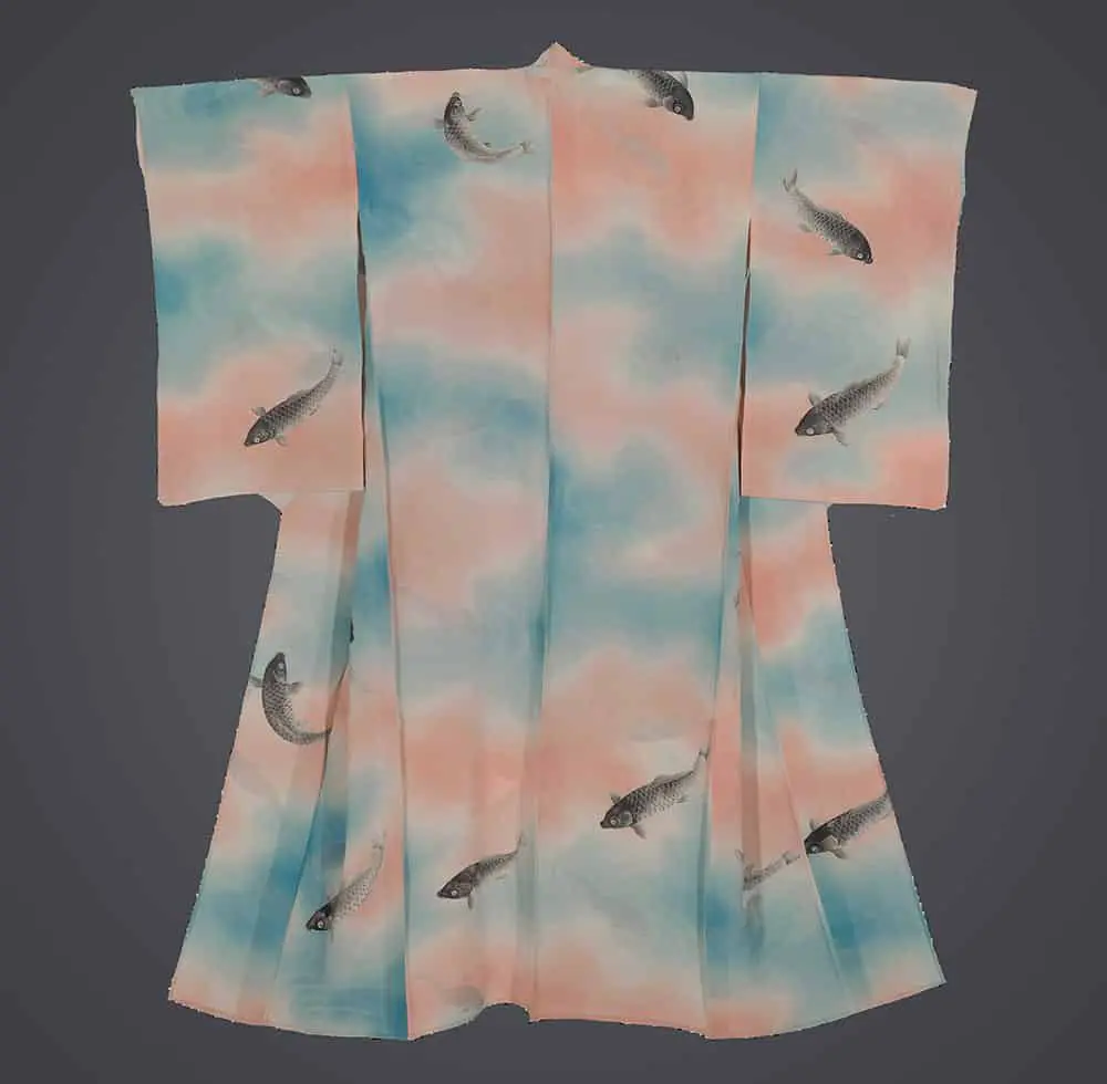 Yuzen-painted Kimono