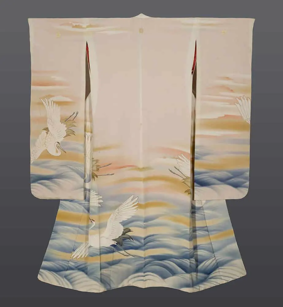 Yuzen-dyed Furisode