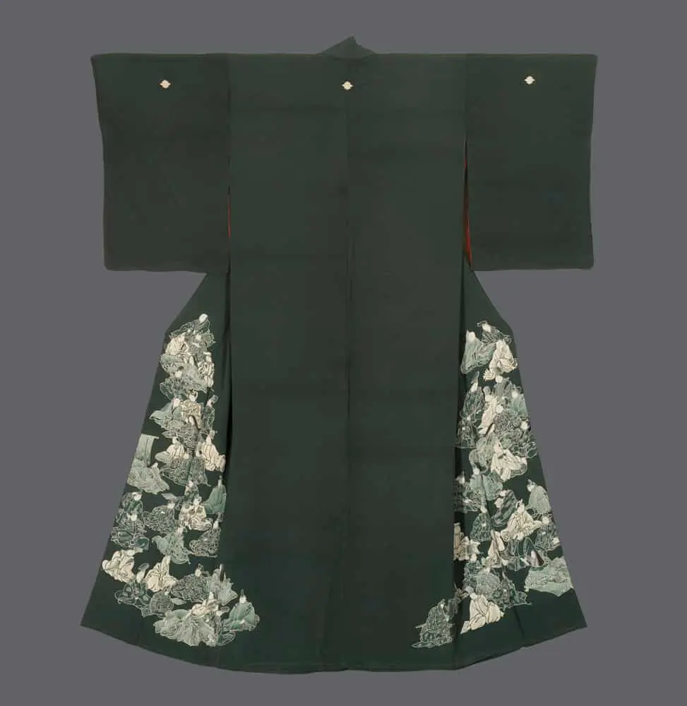 Yuzen-painted Tomesode