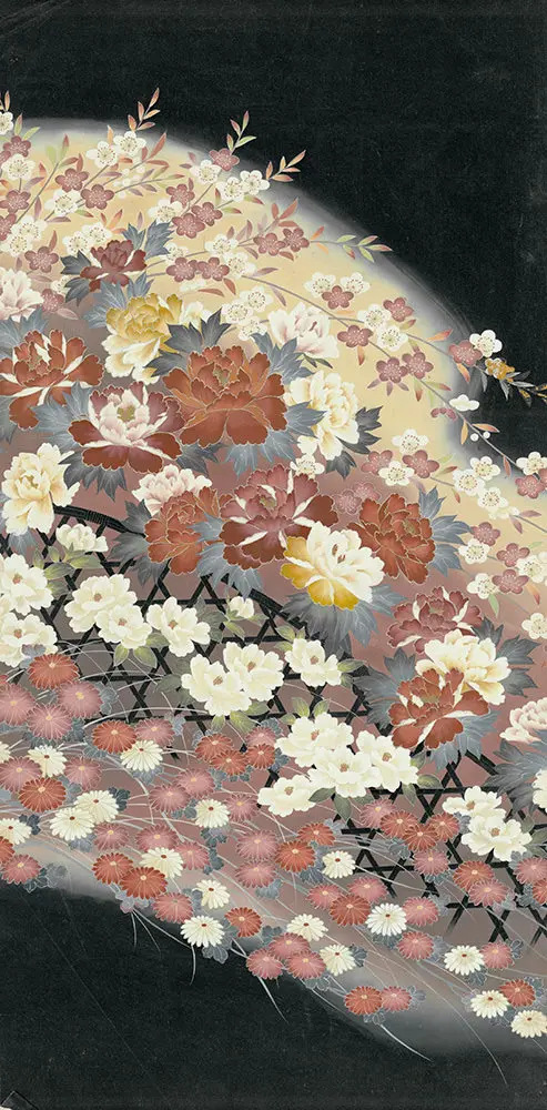 Yuzen Painting on Silk