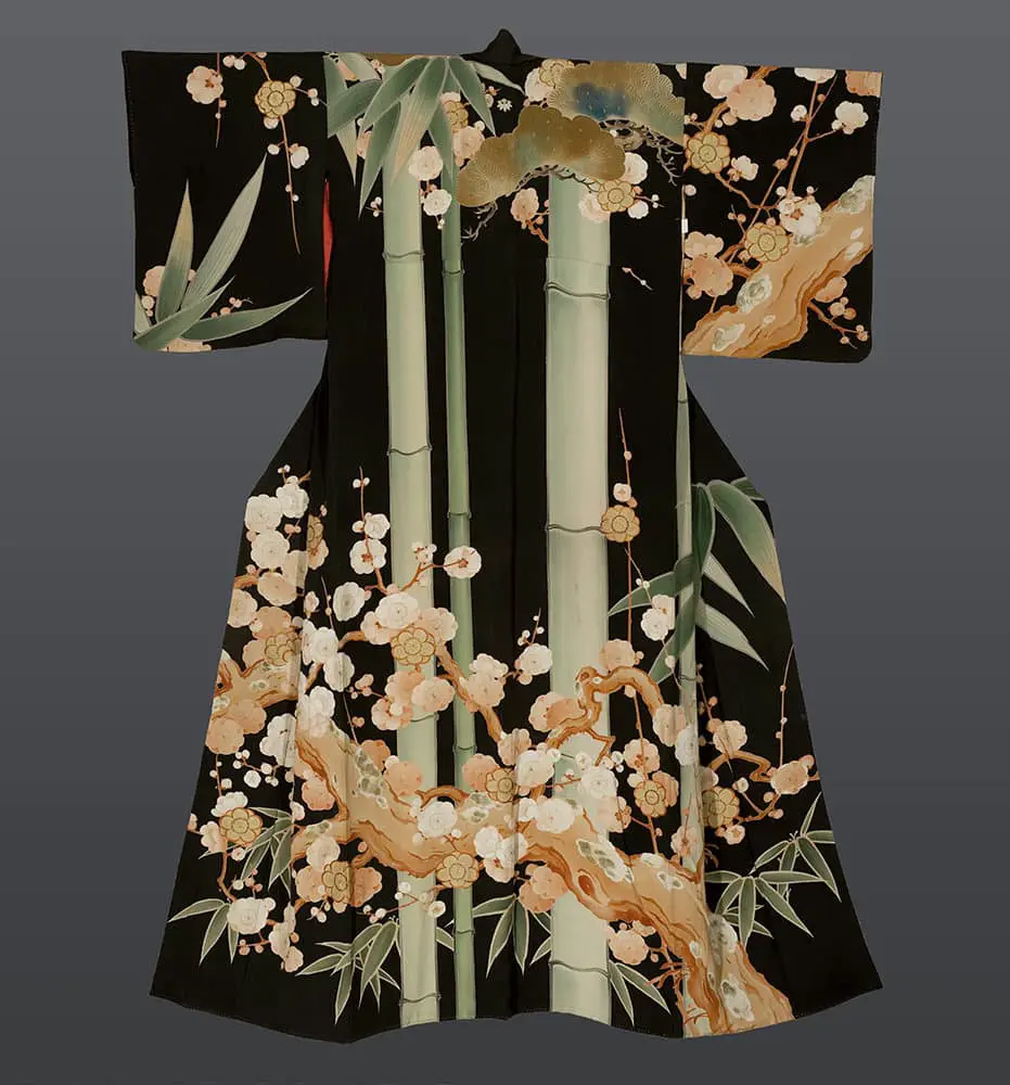 Yuzen-painted Kimono
