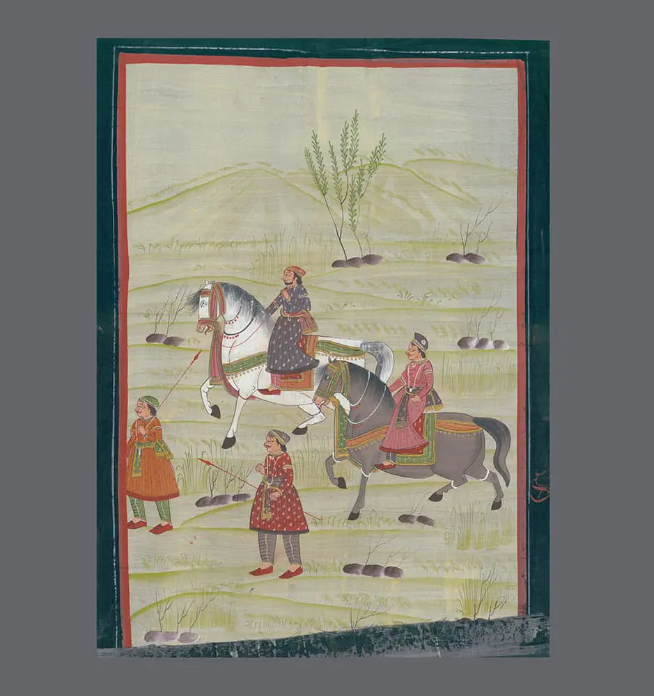 Painted silk Picture