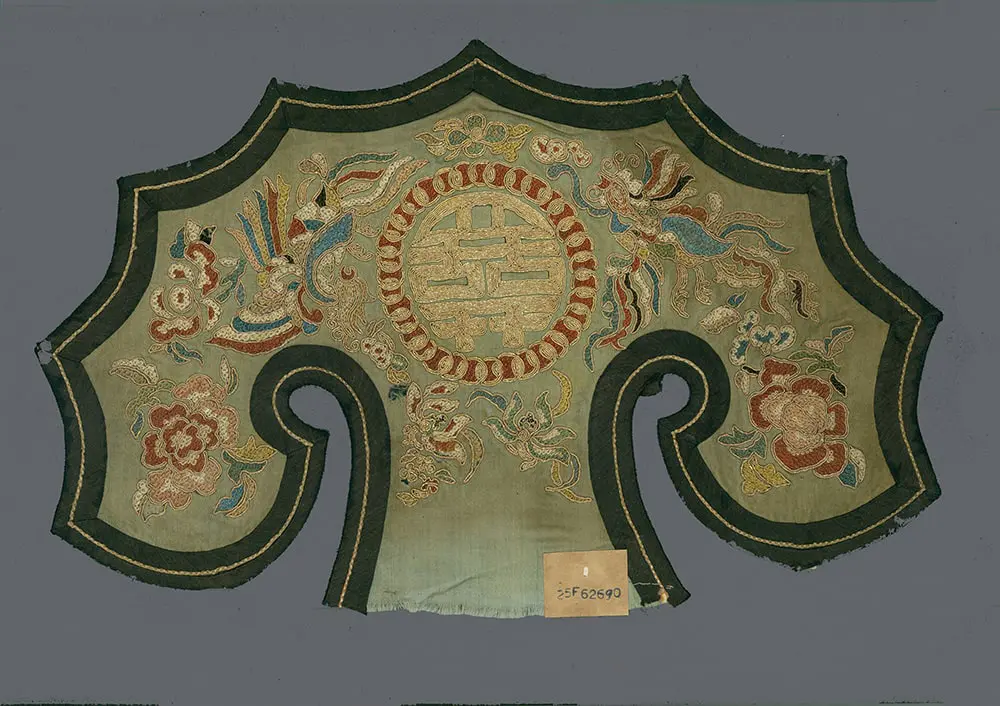 Portion of Embroidered Collar