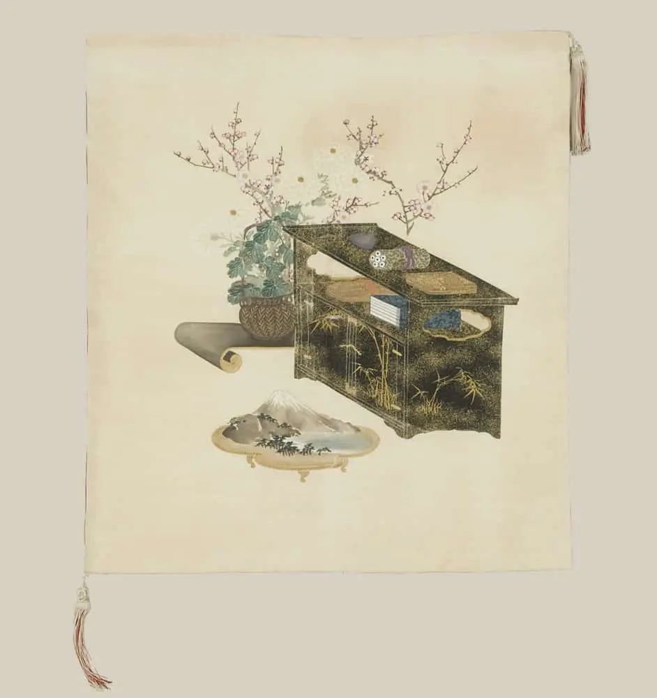 Yuzen-dyed Fukusa