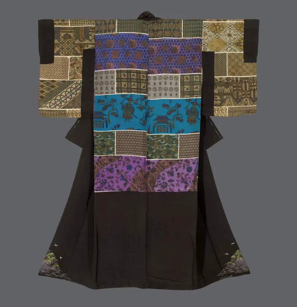 Yuzen-painted Dounuki Kimono