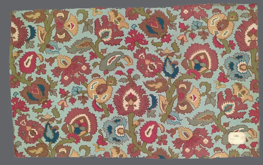 French Printed Fabric Sample