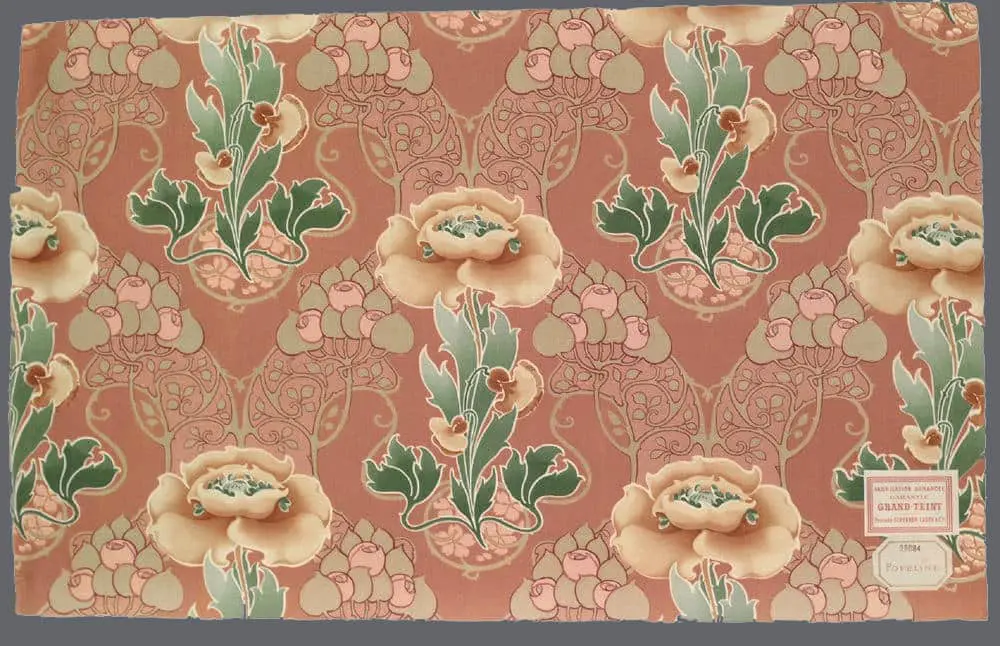 French Printed Fabric Sample