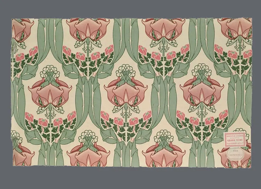 French Printed Fabric Sample