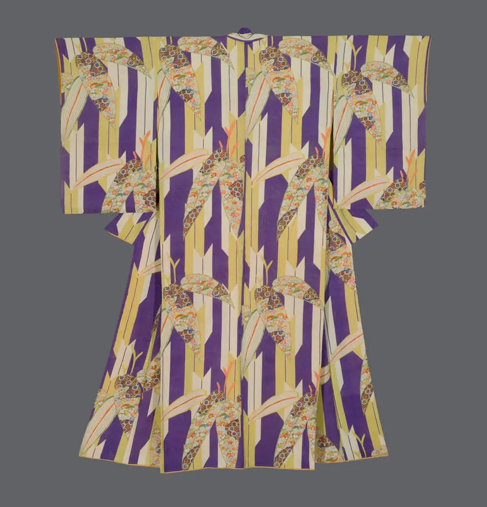 Bamboo and Arrow Kimono