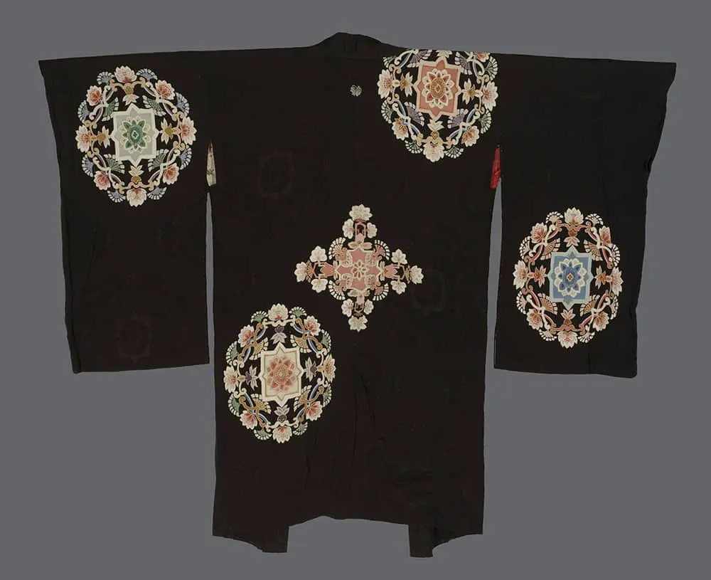 Black Yuzen Haori