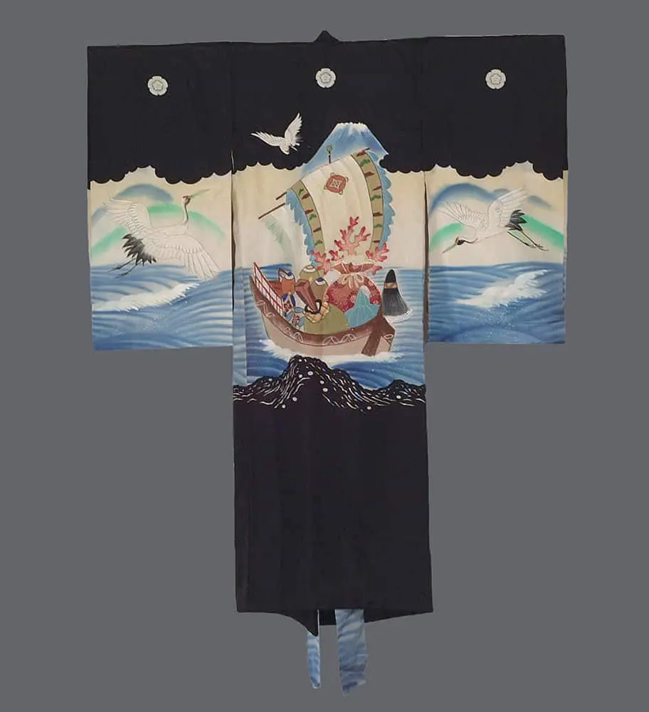 Boy's Miyamairi Kimono