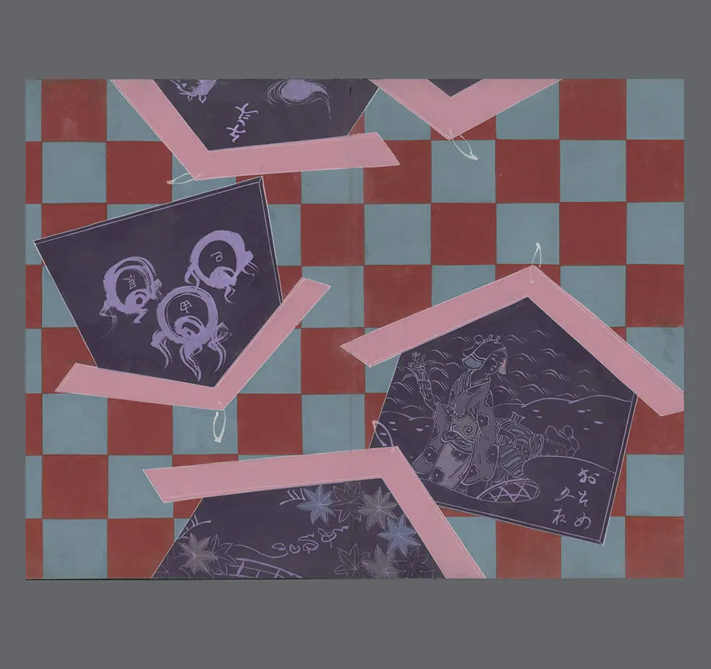 Original Design Art for Kimono