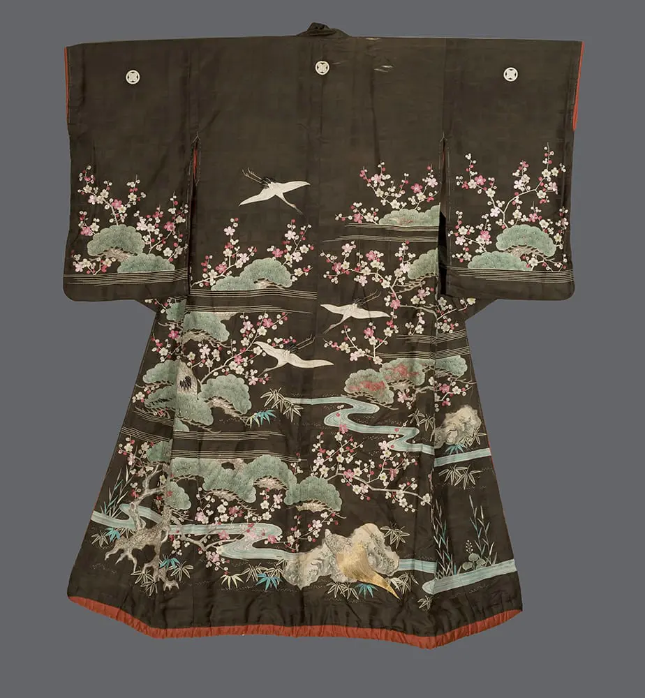 Brown Uchikake