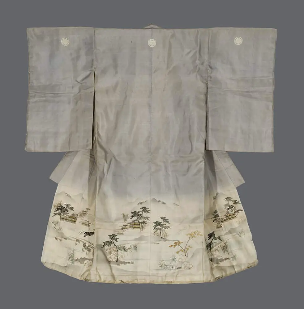 Brush-painted Kimono
