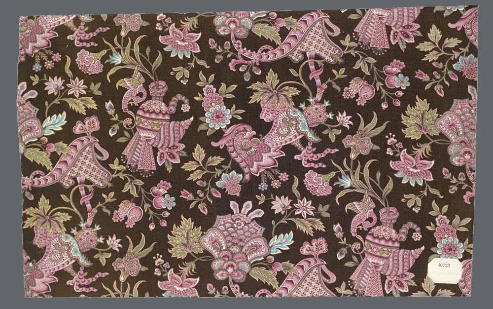 French Printed Fabric Sample