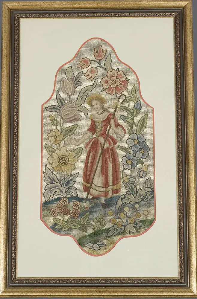 18th Century Needlepoint Sconce