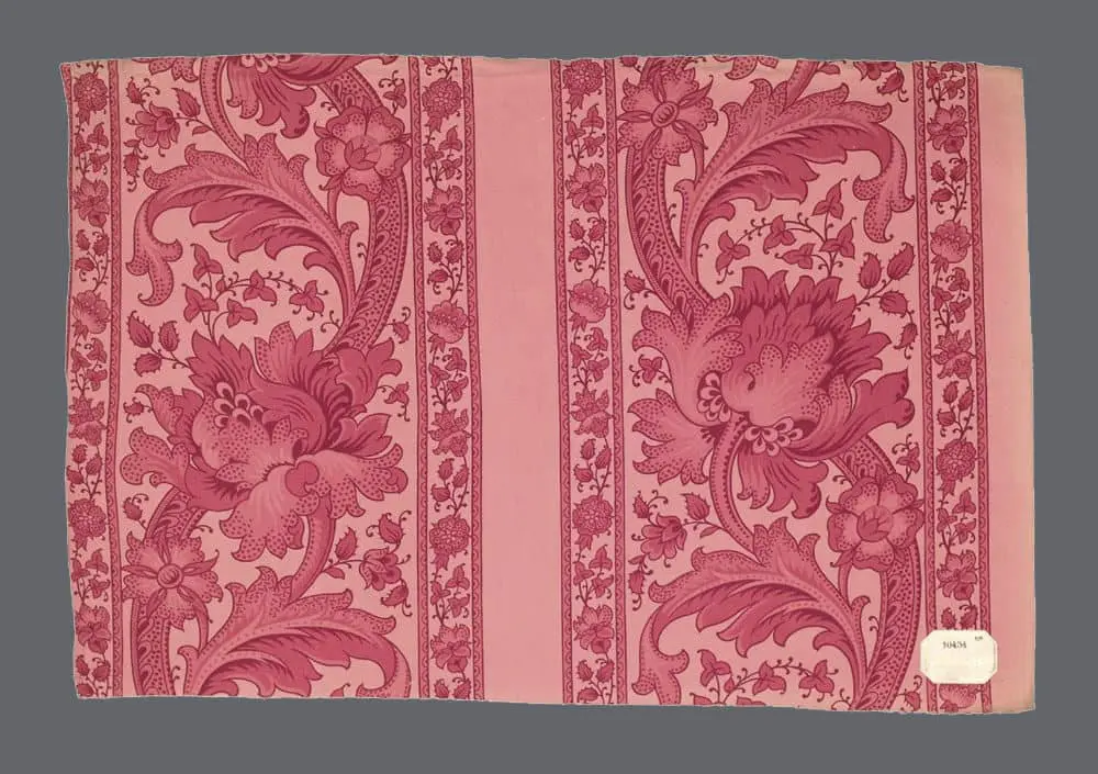 French Printed Fabric Sample