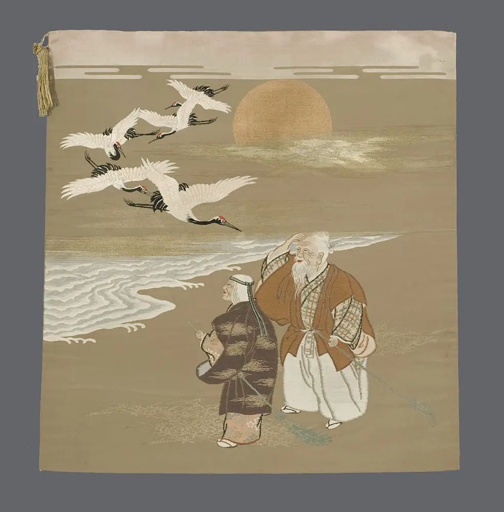 Japanese Fukusa Takasago