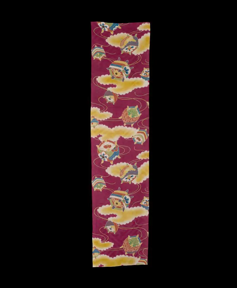 Antique Kimono Panel