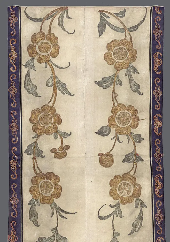 Chinese embroidered panel