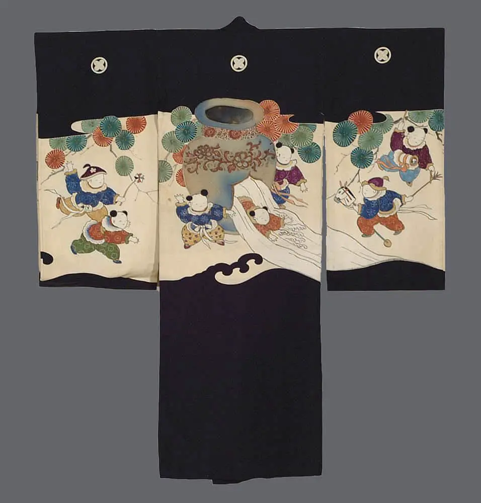 Boy's Miyamairi Kimono