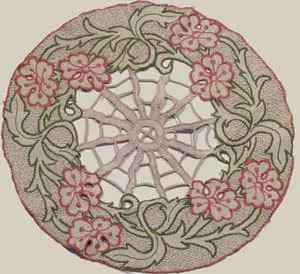 Embroidered Pillow Applique