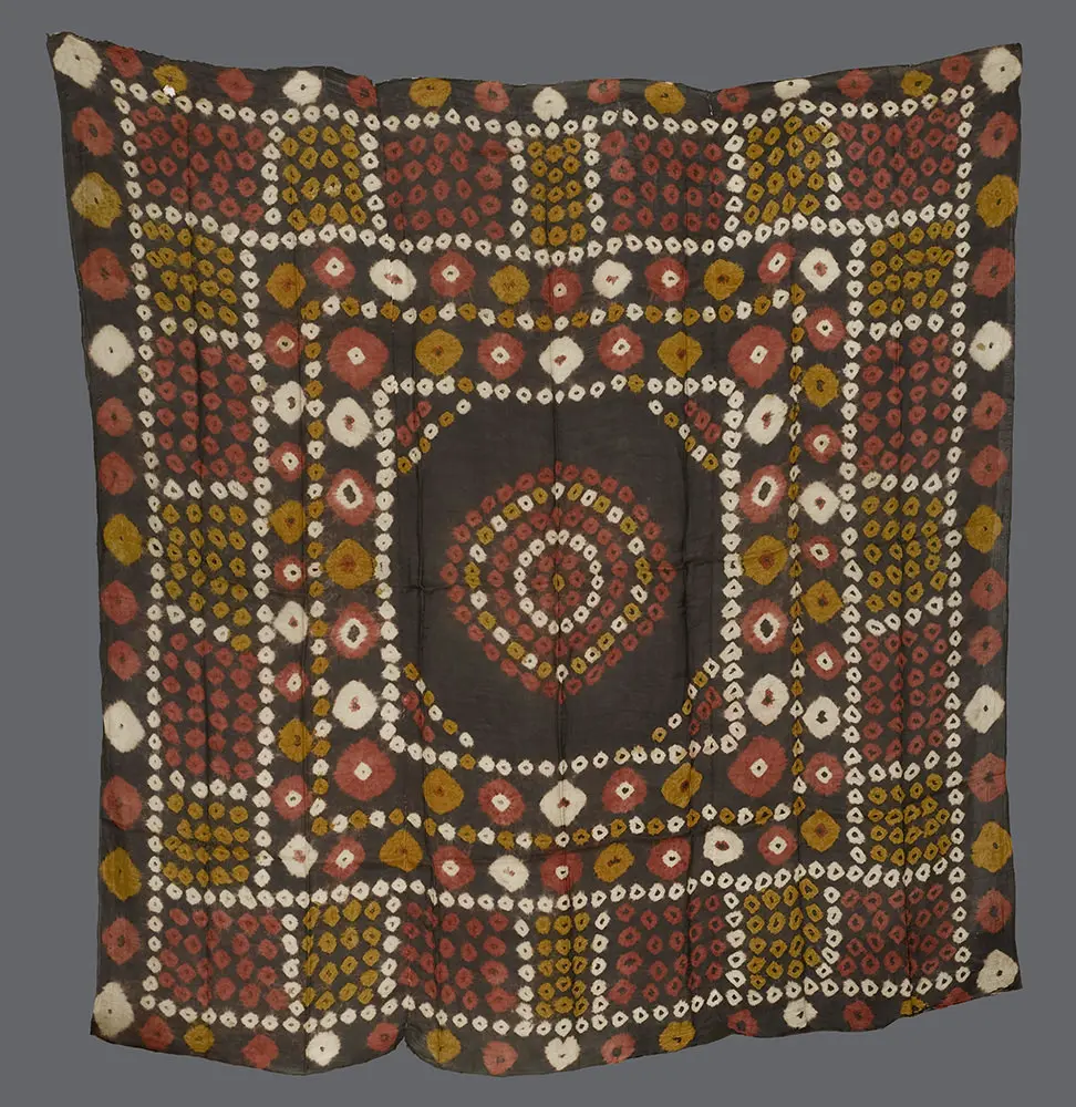Turkmen Tie-dye Shawl