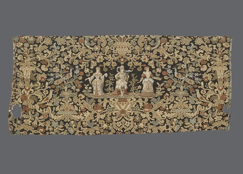 French settee tapestry