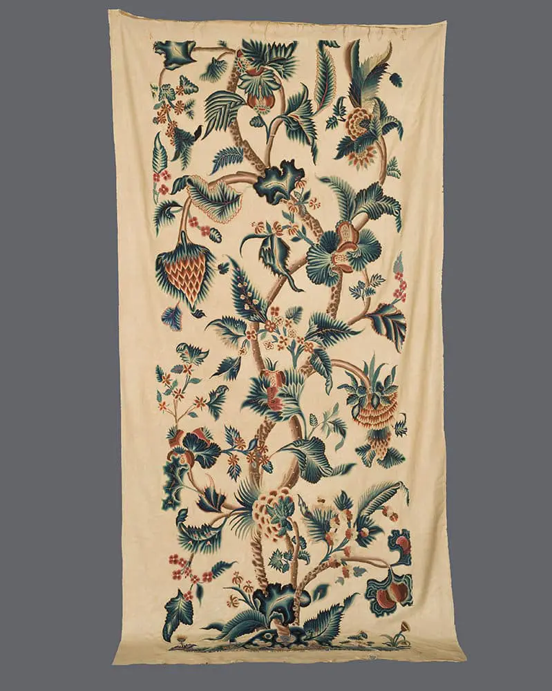 18th Century Crewelwork Hanging