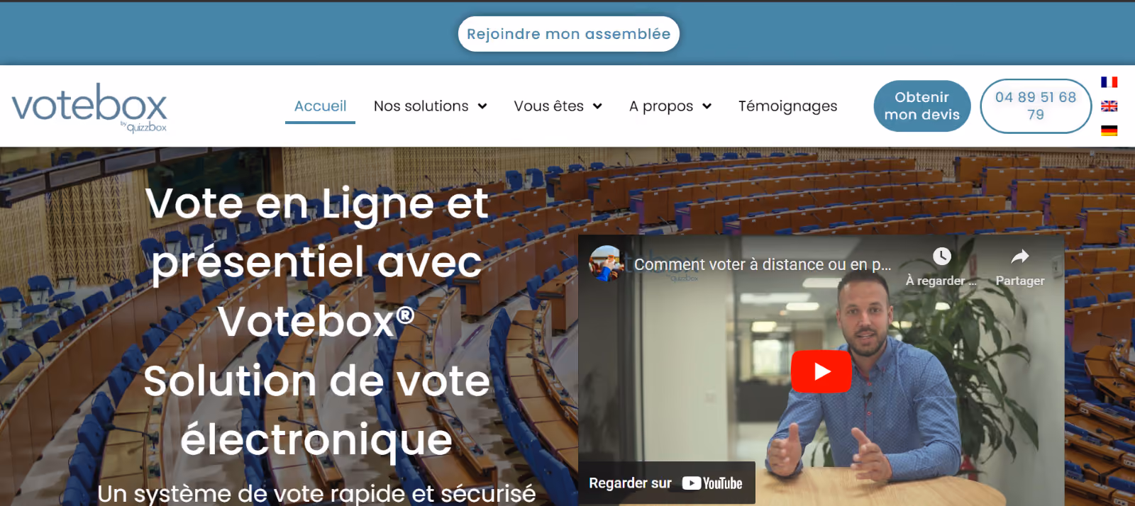 Une image contenant Site webDescription générée automatiquement