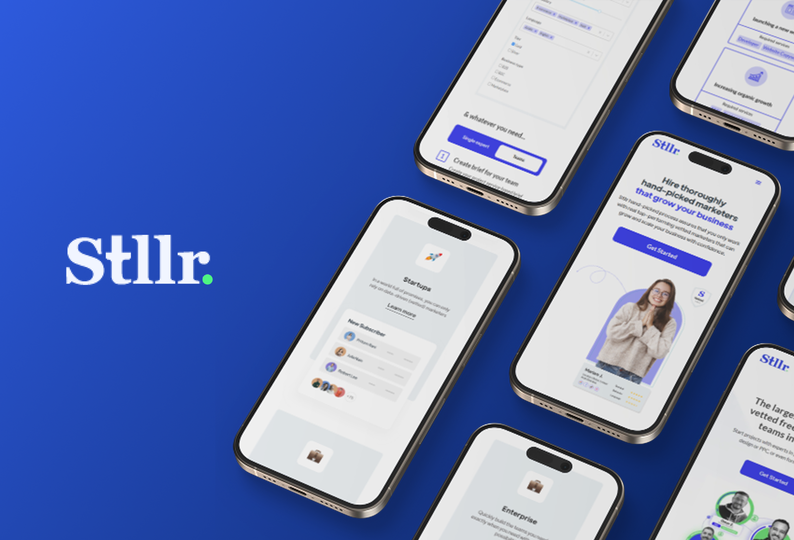 Stllr Freelancer Platform - Marketing Website by Prince Designs