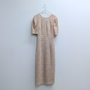 ストレッチレースタイトラインドレス AIMER M/Freeサイズ ベージュ