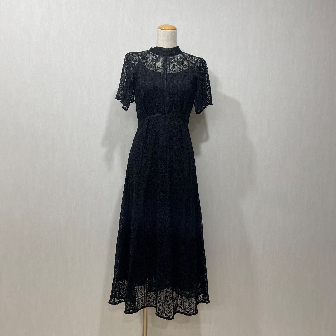 フローティング刺繍ドレス FRAY I.D Sサイズ ブラック Formula fields should be configured in the field menu dropdown