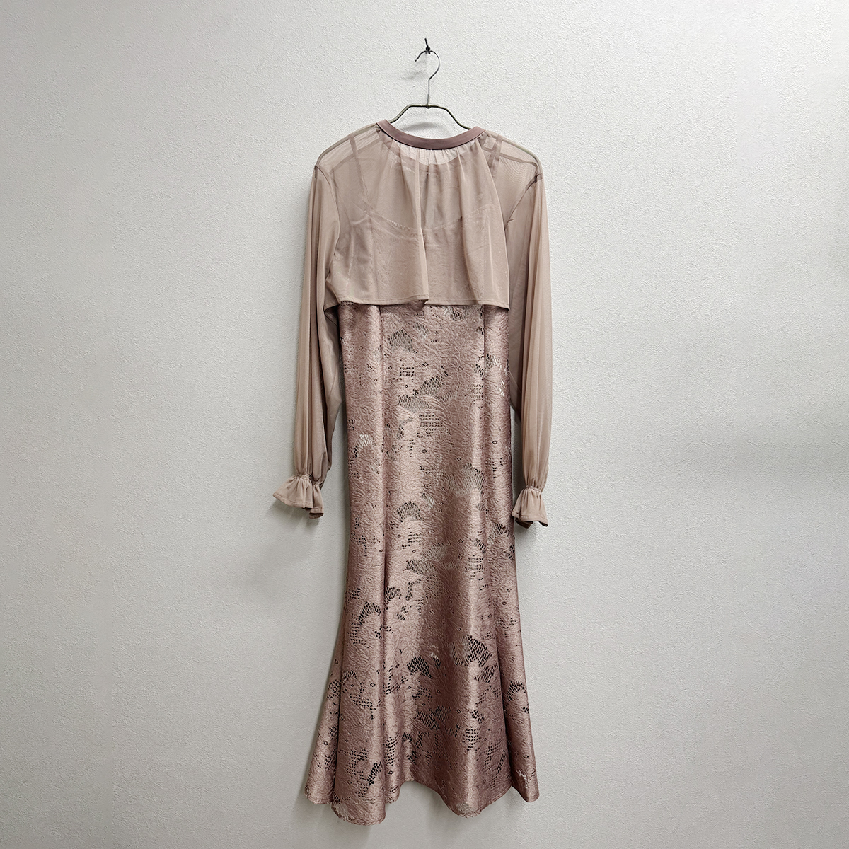 シフォンブラウスセットメニーウェイドレス Dorry Doll 1Lサイズ ピンク