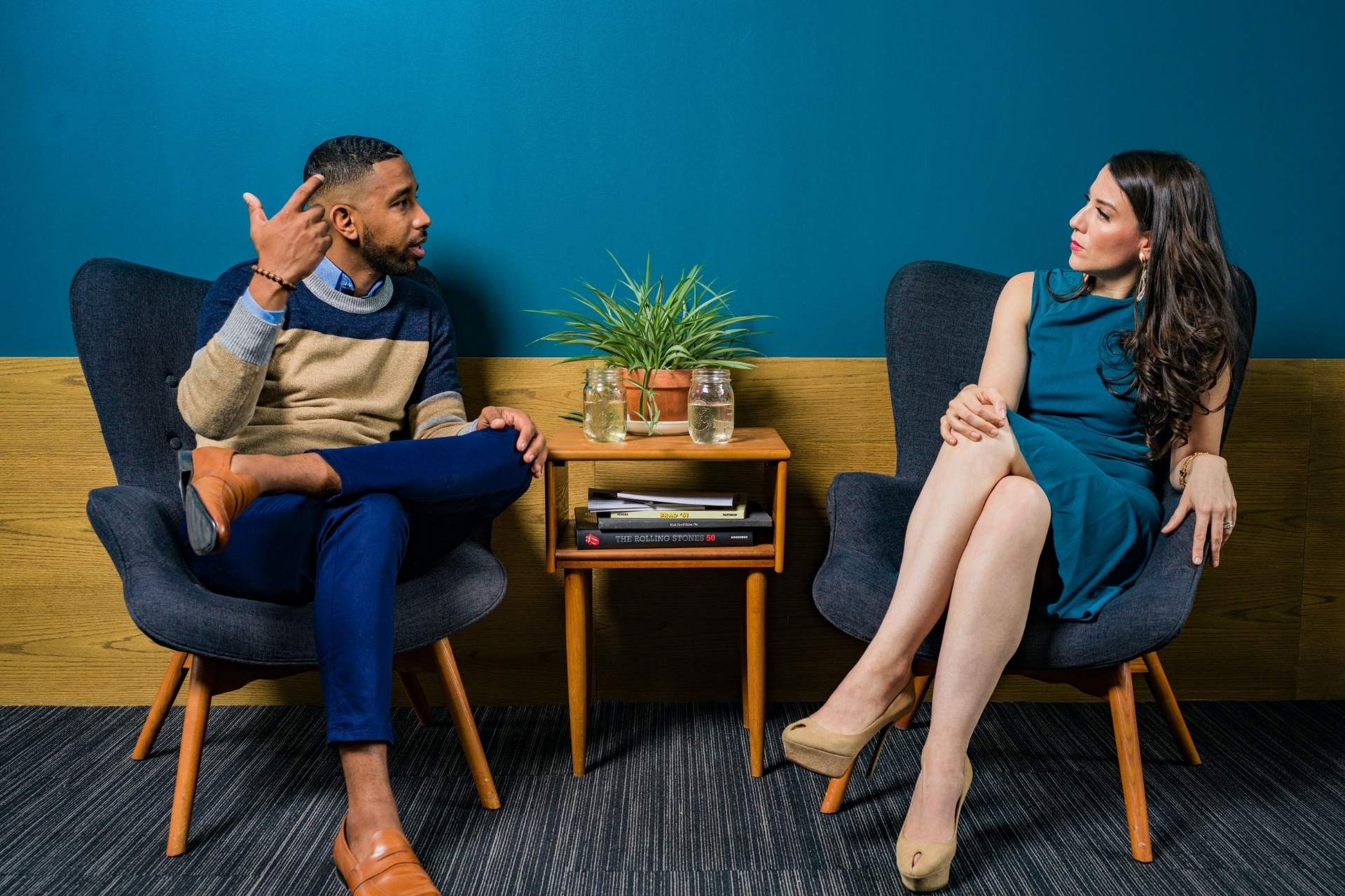 Gesprek tussen collega's
