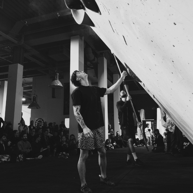 Climber at the Font