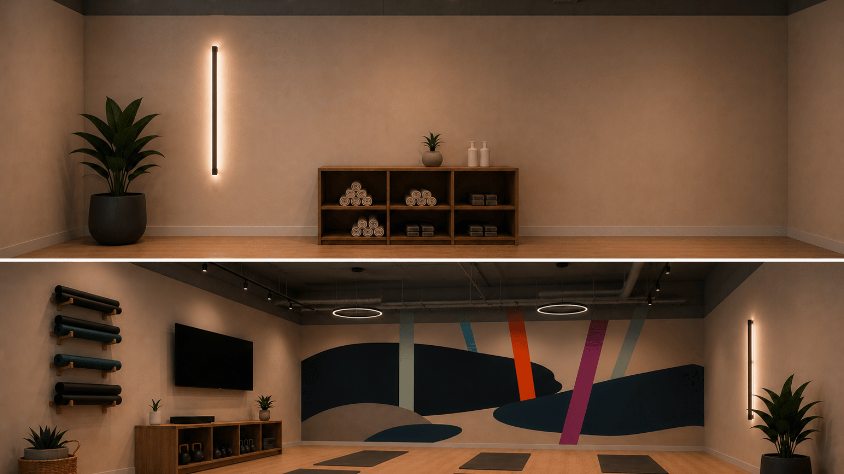 Fitness studio at wandsworth render