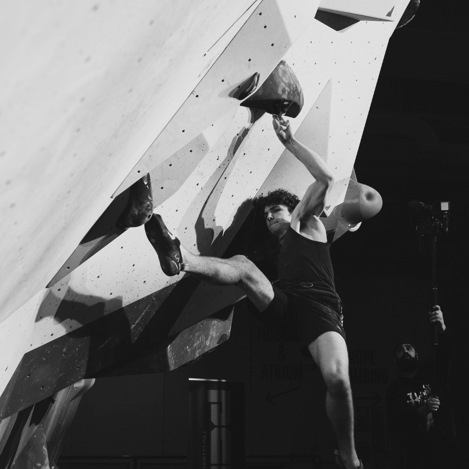 Climber at the font wandsworth