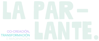  Logo de La Parlante: organización de comunicación popular, transformación y co-creación