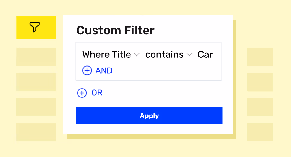 Custom Filters