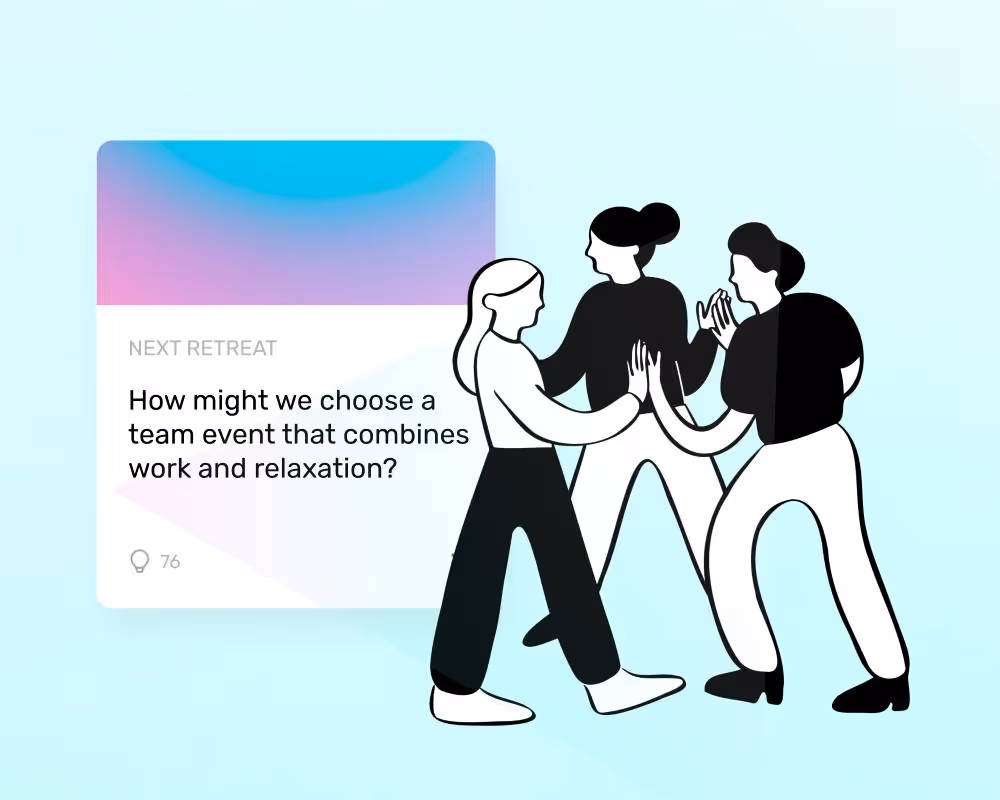 illustration of people holding hands working together on ideas